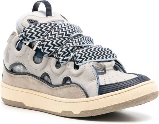 Lanvin Curb lace-up sneakers Grey