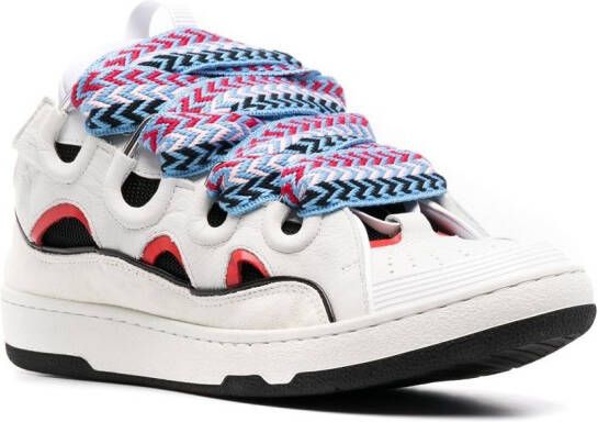 Lanvin Curb lace-up sneakers Grey