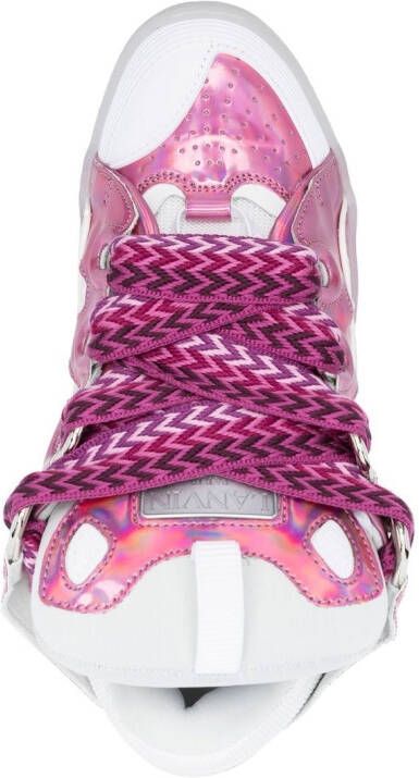 Lanvin Curb lace-up sneakers Pink