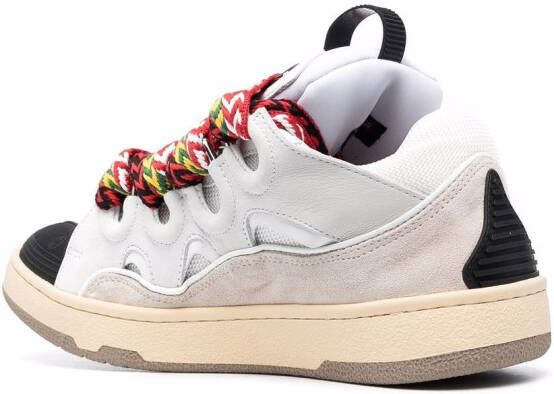 Lanvin Curb lace-up sneakers White