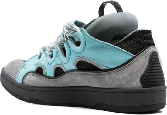 Lanvin Curb leather sneakers Blue