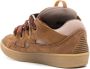 Lanvin Curb leather sneakers Brown - Thumbnail 3