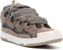 Lanvin Curb leather sneakers Brown - Thumbnail 2