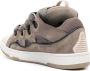 Lanvin Curb leather sneakers Brown - Thumbnail 3