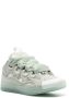Lanvin Curb leather sneakers Green - Thumbnail 2