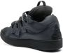 Lanvin Curb leather sneakers Grey - Thumbnail 3