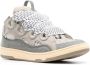 Lanvin Curb leather sneakers Grey - Thumbnail 2