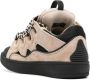 Lanvin Curb leather sneakers Neutrals - Thumbnail 3