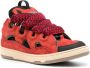 Lanvin Curb logo-patch sneakers Red - Thumbnail 2