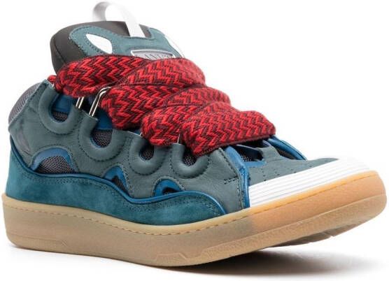 Lanvin Curb low-top chunky sneakers Blue