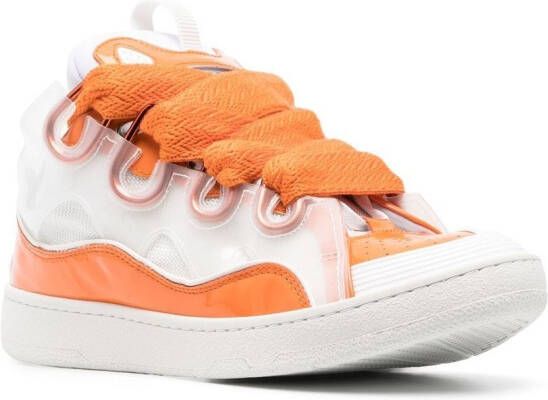Lanvin Curb multi-panel sneakers White