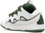 Lanvin Curb panelled lace-up sneakers White - Thumbnail 3