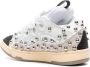 Lanvin Curb panelled leather sneakers White - Thumbnail 3