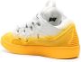 Lanvin Curb spray-painted leather sneakers Yellow - Thumbnail 3