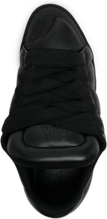 Lanvin Curb XL leather sneakers Black