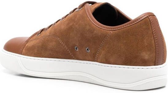 Lanvin DBB1 low-top suede sneakers Brown