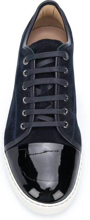 Lanvin DBB1 patent-toe sneakers Blue