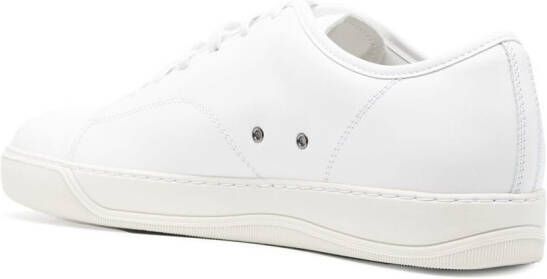 Lanvin DBB1 perforated-logo low-top sneakers White