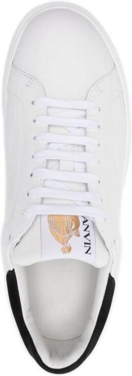 Lanvin DDB0 leather sneakers White