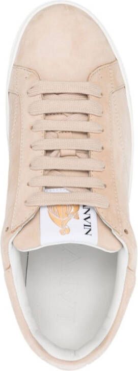 Lanvin DDB0 leather sneakers Neutrals