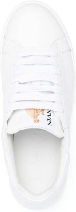 Lanvin DDB0 leather sneakers White