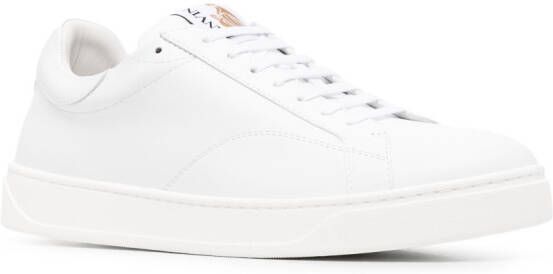 Lanvin DDB0 low-top leather sneakers White