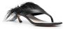 Lanvin Feather Swing 65 leather sandals Black - Thumbnail 2