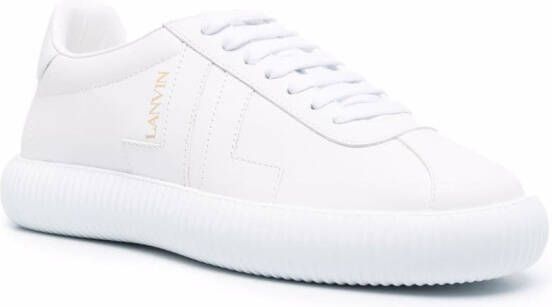 Lanvin Glen leather low-top sneakers White
