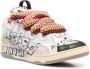 Lanvin graffiti-print lace-up sneakers Grey - Thumbnail 2