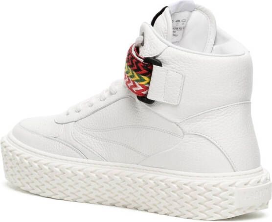 Lanvin high-top leather sneakers White