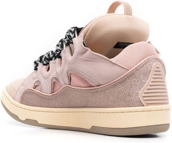 Lanvin lace-up low-top sneakers Pink