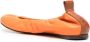 Lanvin leather ballerina shoes Orange - Thumbnail 3