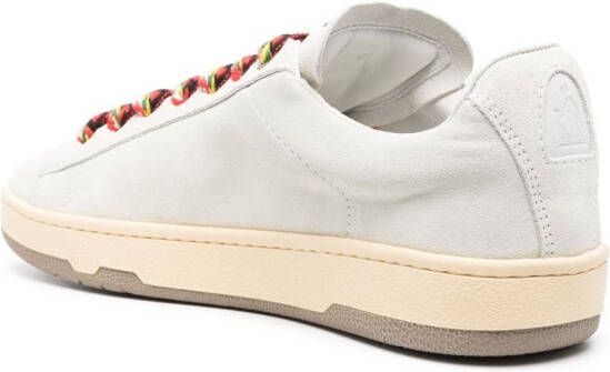 Lanvin Lite Curb suede sneakers White