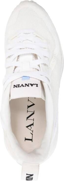 Lanvin logo-detail mesh sneakers White
