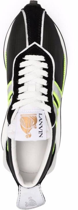 Lanvin logo low-top sneakers Black