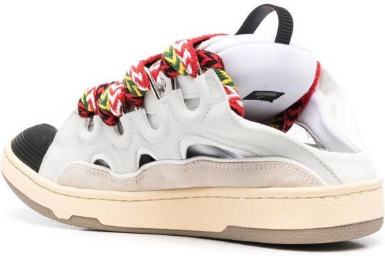 Lanvin low-top leather sneakers White