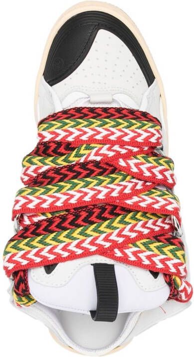 Lanvin low-top leather sneakers White