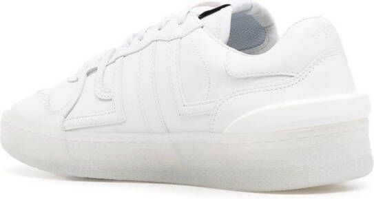 Lanvin low-top leather sneakers White