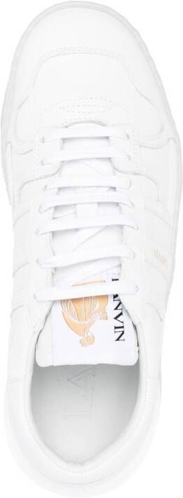 Lanvin low-top leather sneakers White