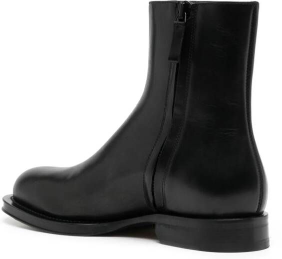 Lanvin Medley leather boots Black