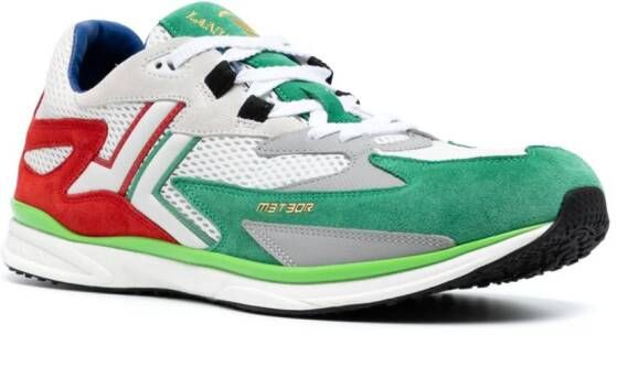Lanvin Meteor Runner colour-block sneakers Green