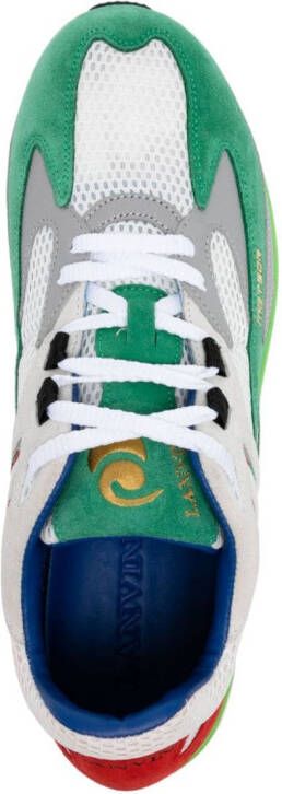 Lanvin Meteor Runner colour-block sneakers Green