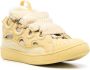 Lanvin multi-panel lace-up sneakers Yellow - Thumbnail 2