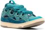 Lanvin panelled-detail lace-up sneakers Blue - Thumbnail 2