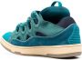 Lanvin panelled-detail lace-up sneakers Blue - Thumbnail 3