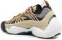 Lanvin panelled lace-up sneakers Gold - Thumbnail 3