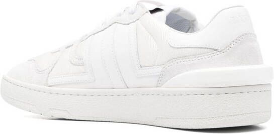 Lanvin panelled lace-up sneakers White