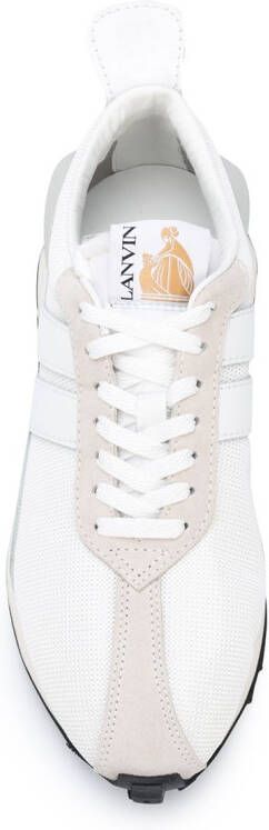 Lanvin panelled low-top sneakers White