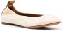 Lanvin round-toe leather ballerina shoes Neutrals - Thumbnail 2