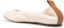 Lanvin round-toe leather ballerina shoes Neutrals - Thumbnail 3